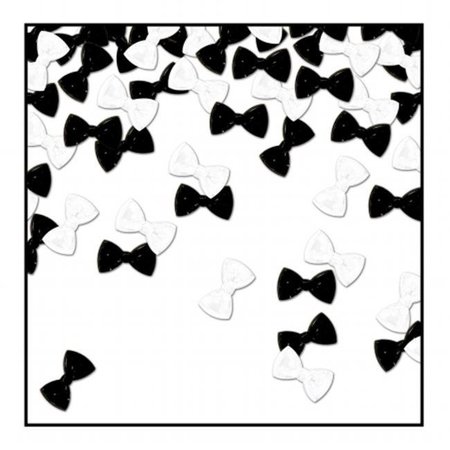 BEISTLE CO Beistle Company CN309 Bow Ties Confetti - Black & White CN309